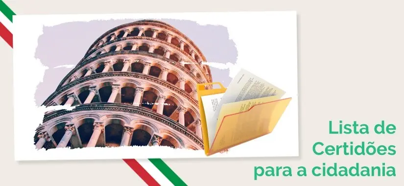 PESQUISA ITALIANA - Documentos da Cidadania Italiana - Lista de Documentos